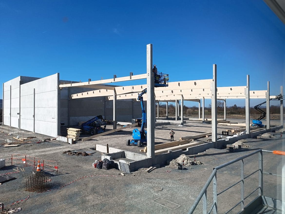 Phytosynthèse is building its new production unit at the Biopôle Clermont-Limagne.